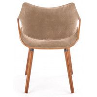 Стул Halmar K396 бежевый/орех купить в Минске