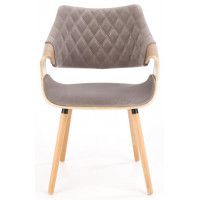 Стул Halmar K396 серый/дуб светлый купить в Минске