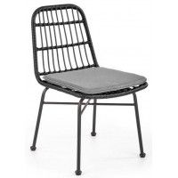 Стул HALMAR K401 серый/черный Стул HALMAR K401 серый/черный