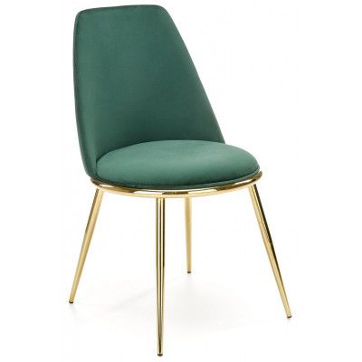 Стул HALMAR K460 темно-зеленый/золотой купить в Минске
