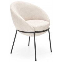 Стул HALMAR K482 бежевый/черный