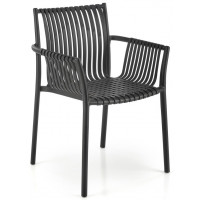 Стул садовый HALMAR K492 черный