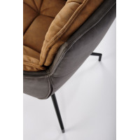 Стул поворотный Halmar K523 коричневый/темно-коричневый купить в Минске