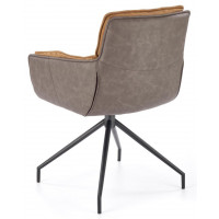 Стул поворотный Halmar K523 коричневый/темно-коричневый купить в Минске