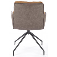 Стул поворотный Halmar K523 коричневый/темно-коричневый купить в Минске