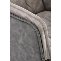 Стул поворотный Halmar K523 серый/черный купить в Минске