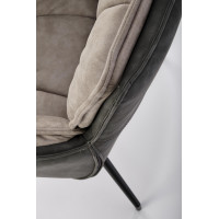 Стул поворотный Halmar K523 серый/черный купить в Минске