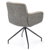 Стул поворотный Halmar K523 серый/черный купить в Минске