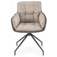 Стул поворотный Halmar K523 серый/черный купить в Минске