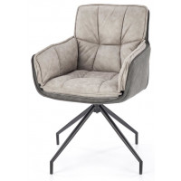 Стул поворотный Halmar K523 серый/черный купить в Минске