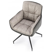 Стул поворотный Halmar K523 серый/черный купить в Минске