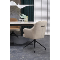 Стул поворотный Halmar K527 коричневый/черный купить в Минске