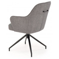 Стул поворотный Halmar K527 серый/черный купить в Минске