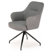Стул поворотный Halmar K527 серый/черный купить в Минске