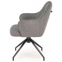 Стул поворотный Halmar K527 серый/черный купить в Минске