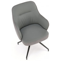 Стул поворотный Halmar K527 серый/черный купить в Минске