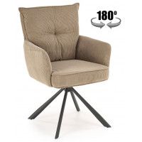 Стул HALMAR K528 капучино/черный