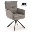 Стул HALMAR K528 серый/черный купить в Минске