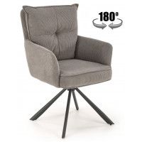 Стул HALMAR K528 серый/черный