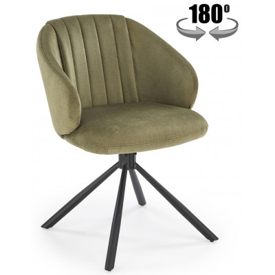 Стул поворотный Halmar K533 оливковый/черный купить в Минске
