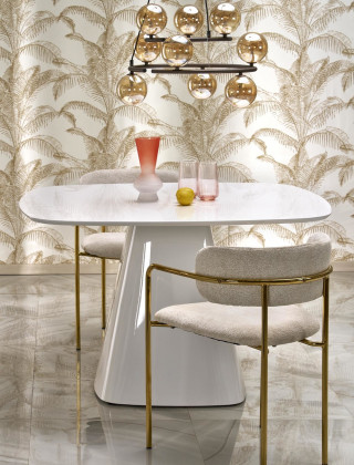 Стул Halmar K537 кремовый/золотой купить в Минске