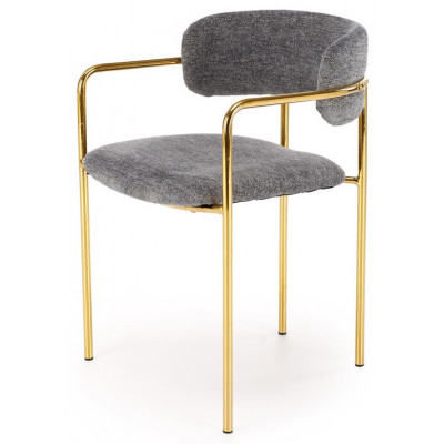 Стул Halmar K537 серый/золотой купить в Минске
