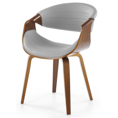 Стул Halmar K544 серый/орех купить в Минске