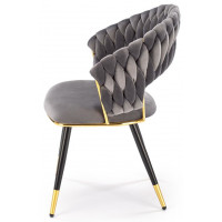 Стул Halmar K551 серый/черный/золотой купить в Минске Стул Halmar K551 серый/черный/золотой купить в Минске