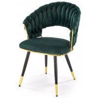 Стул Halmar K551 зеленый/черный/золотой купить в Минске