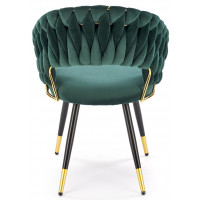 Стул Halmar K551 зеленый/черный/золотой купить в Минске