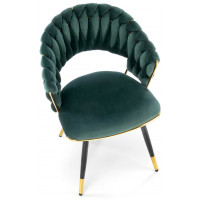 Стул Halmar K551 зеленый/черный/золотой купить в Минске