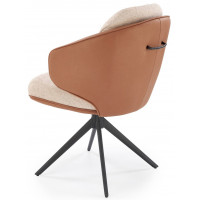 Стул поворотный Halmar K554 коричневый/бежевый/черный купить в Минске