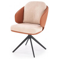 Стул поворотный Halmar K554 коричневый/бежевый/черный купить в Минске