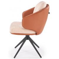 Стул поворотный Halmar K554 коричневый/бежевый/черный купить в Минске