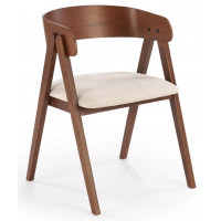 Стул Halmar K562 бежевый/орех