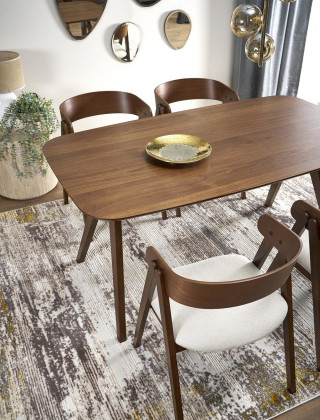 Стул Halmar K562 бежевый/орех купить в Минске