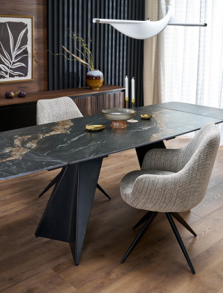 Стул поворотный Halmar K564 бежевый/черный купить в Минске