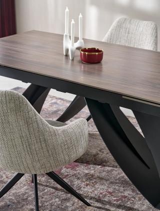 Стул поворотный Halmar K564 бежевый/черный купить в Минске