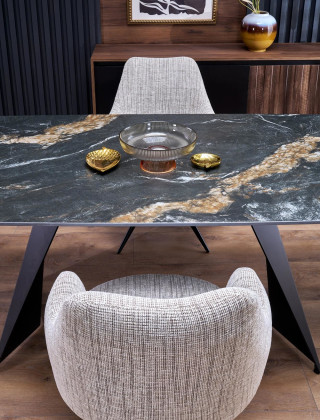 Стул поворотный Halmar K564 бежевый/черный купить в Минске