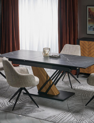 Стул поворотный Halmar K564 бежевый/черный купить в Минске