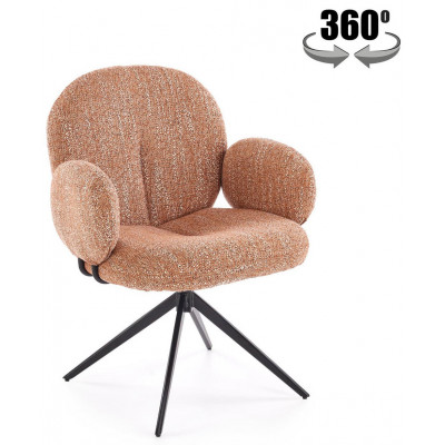 Стул поворотный Halmar K568 корица/черный купить в Минске