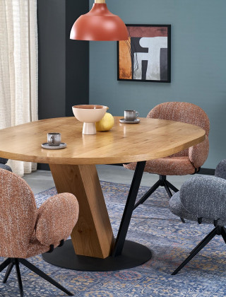 Стул поворотный Halmar K568 корица/черный купить в Минске