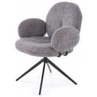 Стул поворотный Halmar K568 серый/черный купить в Минске