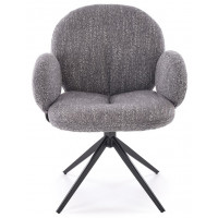 Стул поворотный Halmar K568 серый/черный купить в Минске