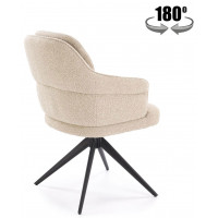 Стул поворотный Halmar K570 бежевый/черный купить в Минске Стул поворотный Halmar K570 бежевый/черный купить в Минске