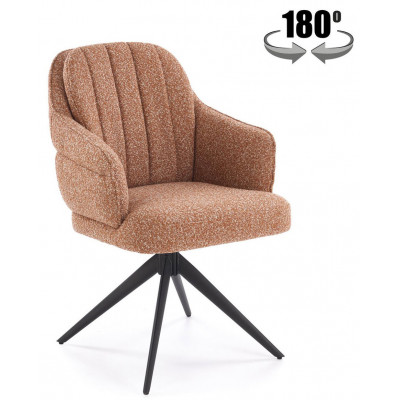 Стул поворотный Halmar K570 корица/черный купить в Минске