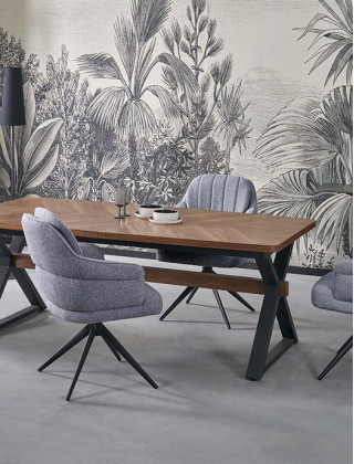 Стул поворотный Halmar K570 серый/черный купить в Минске