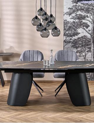 Стул поворотный Halmar K570 серый/черный купить в Минске