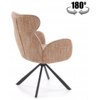 Стул поворотный Halmar K571 корица/черный купить в Минске