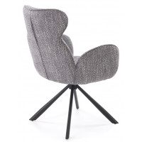 Стул поворотный Halmar K571 серый/черный купить в Минске